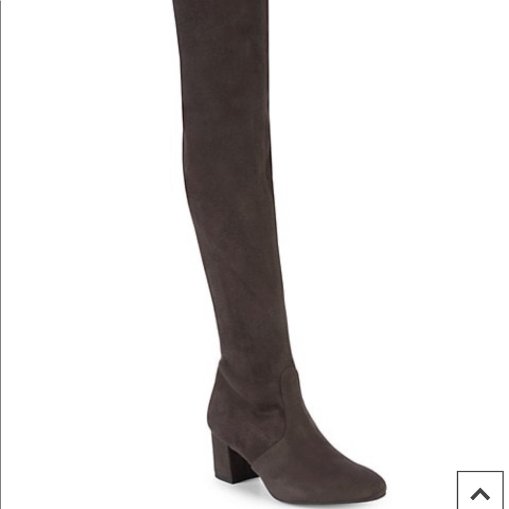 Genna Over-The-Knee Faux Suede Boots